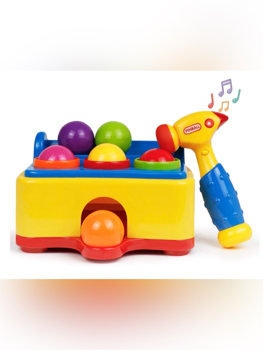 Ball Popper Game with Musical Light up Hammer!!